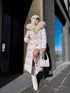 Long jacket "WINTER WEAR FC83" - LIGHT BEIGE